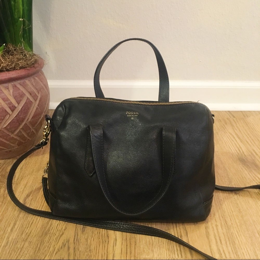 FOSSIL Sydney Satchel Black